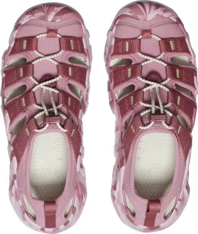 'Keen Outdoor' Women's Hyperport H2 Sandal - Nostalgia Rose / Daquiri Green