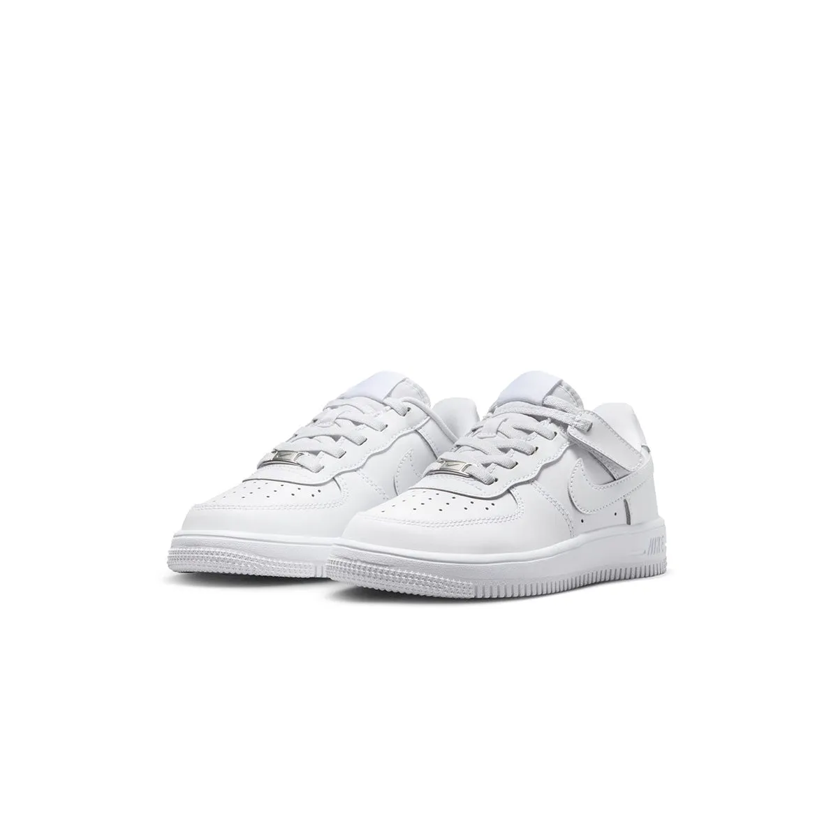 Kids Force 1 Low Easyon 'Triple White'