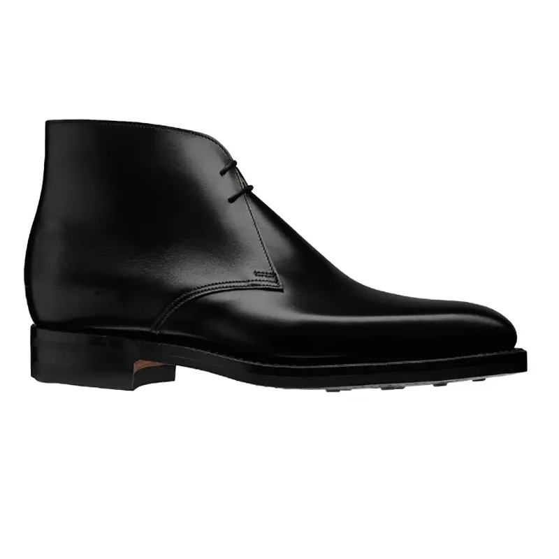 Lace-up Calf Leather Chukka Boots