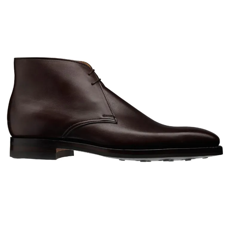 Lace-up Calf Leather Chukka Boots