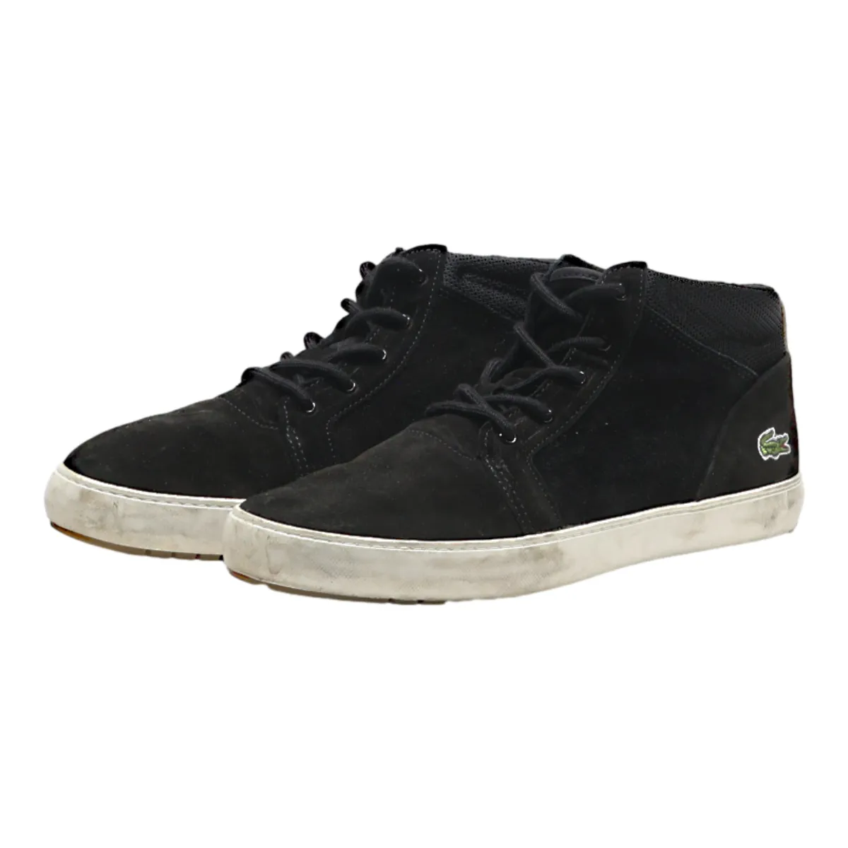 LACOSTE Chukka Boots Black Suede Womens UK 6.5