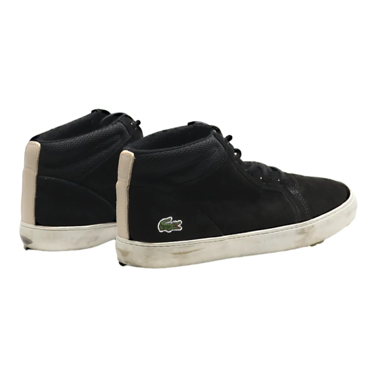 LACOSTE Chukka Boots Black Suede Womens UK 6.5