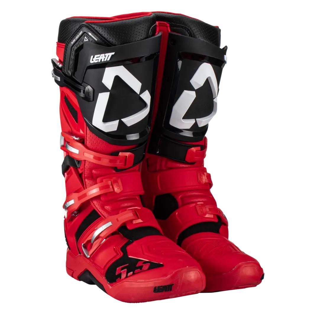 Leatt GPX 5.5 Red Flexlock Motocross Boots