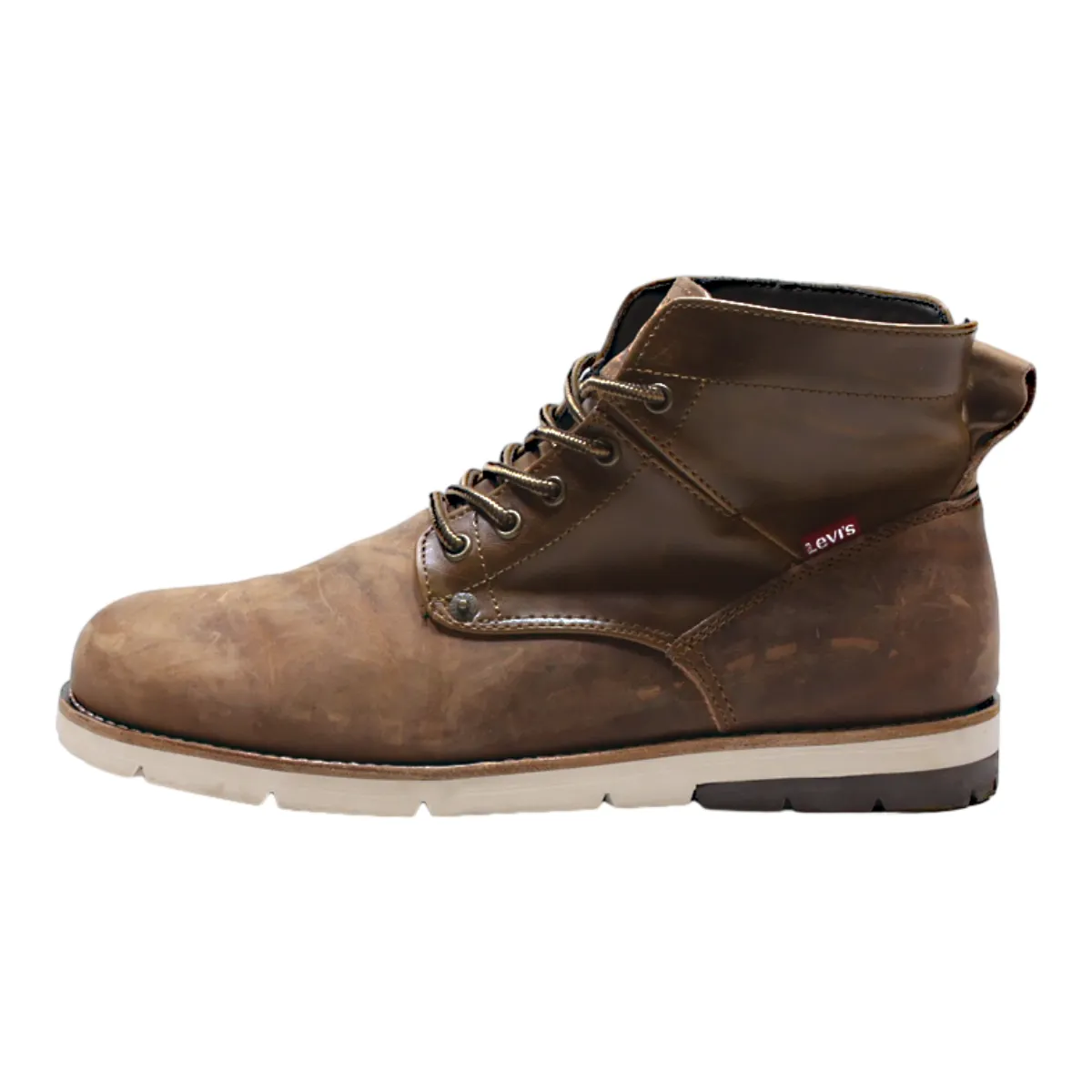 LEVI'S Chukka Boots Brown Leather Mens UK 9