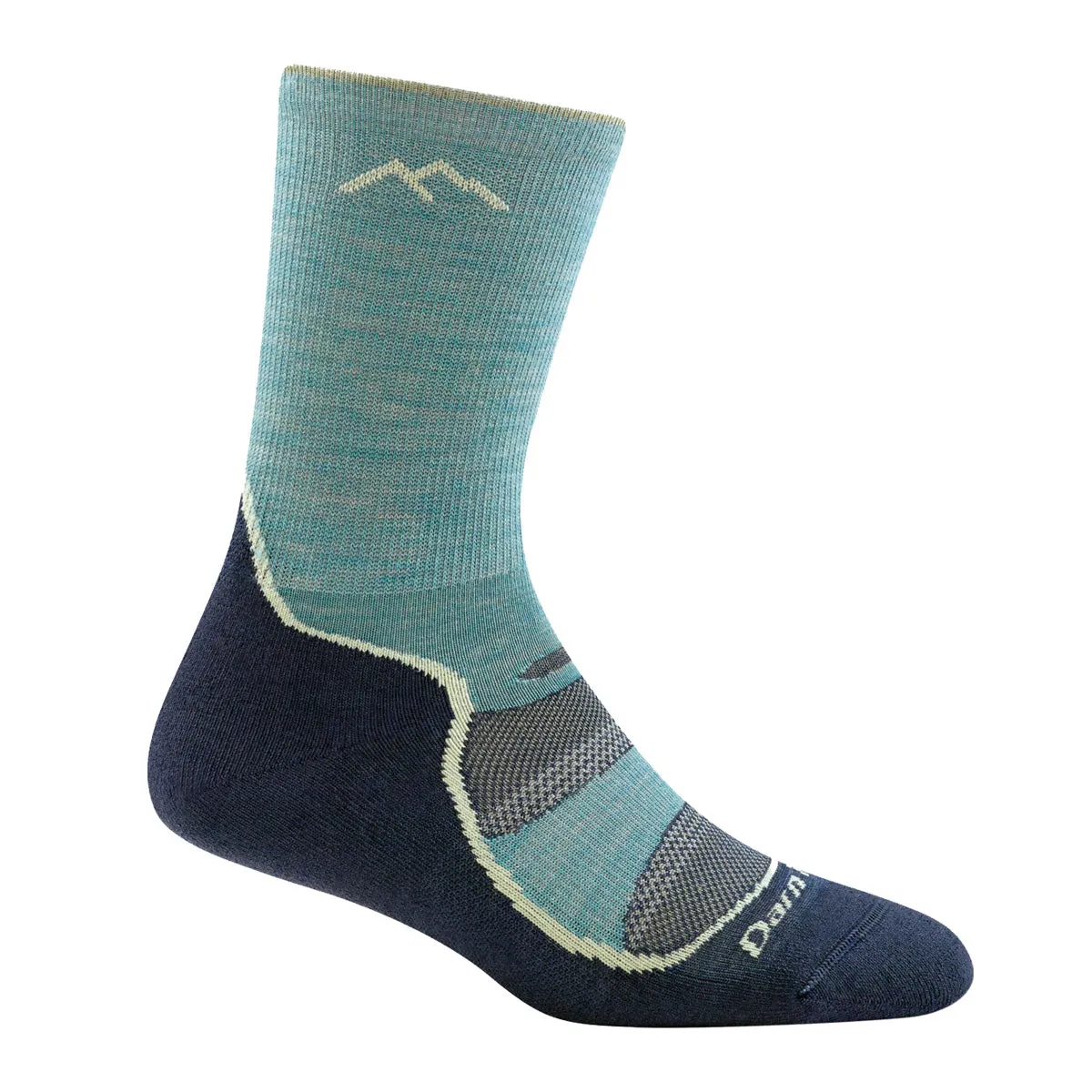 Light Hiker Micro Crew Hiking Sock - Aqua