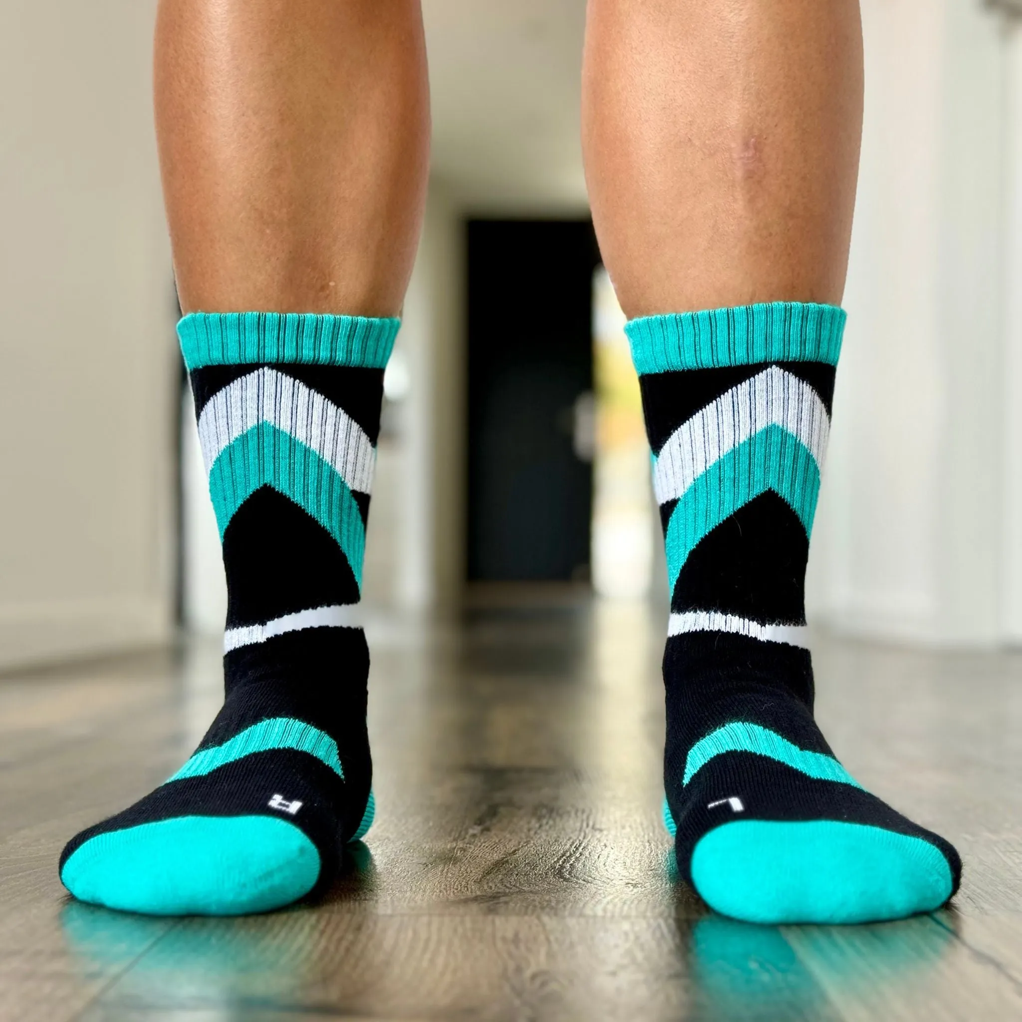 Lite Crew Sock - Chevron Strike