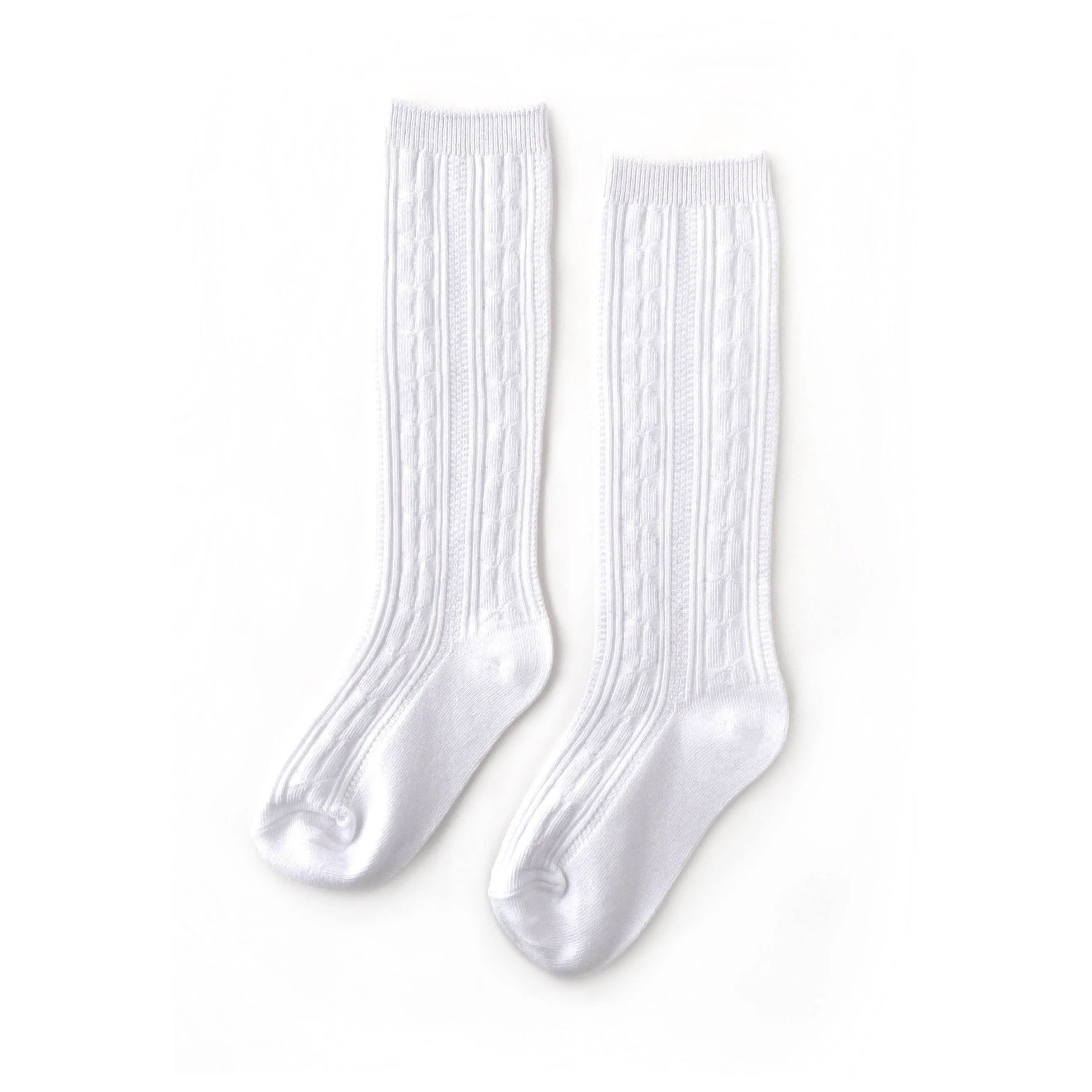 Little Stocking Co Knee High Socks - White