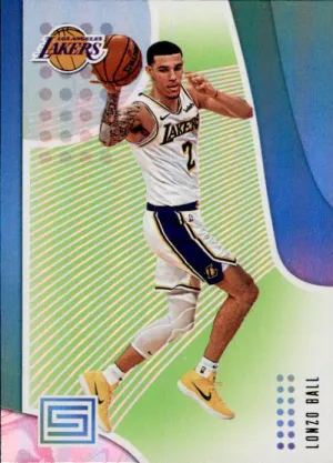 Lonzo Ball, Green Parallel, 2018-19 Panini Status Basketball NBA