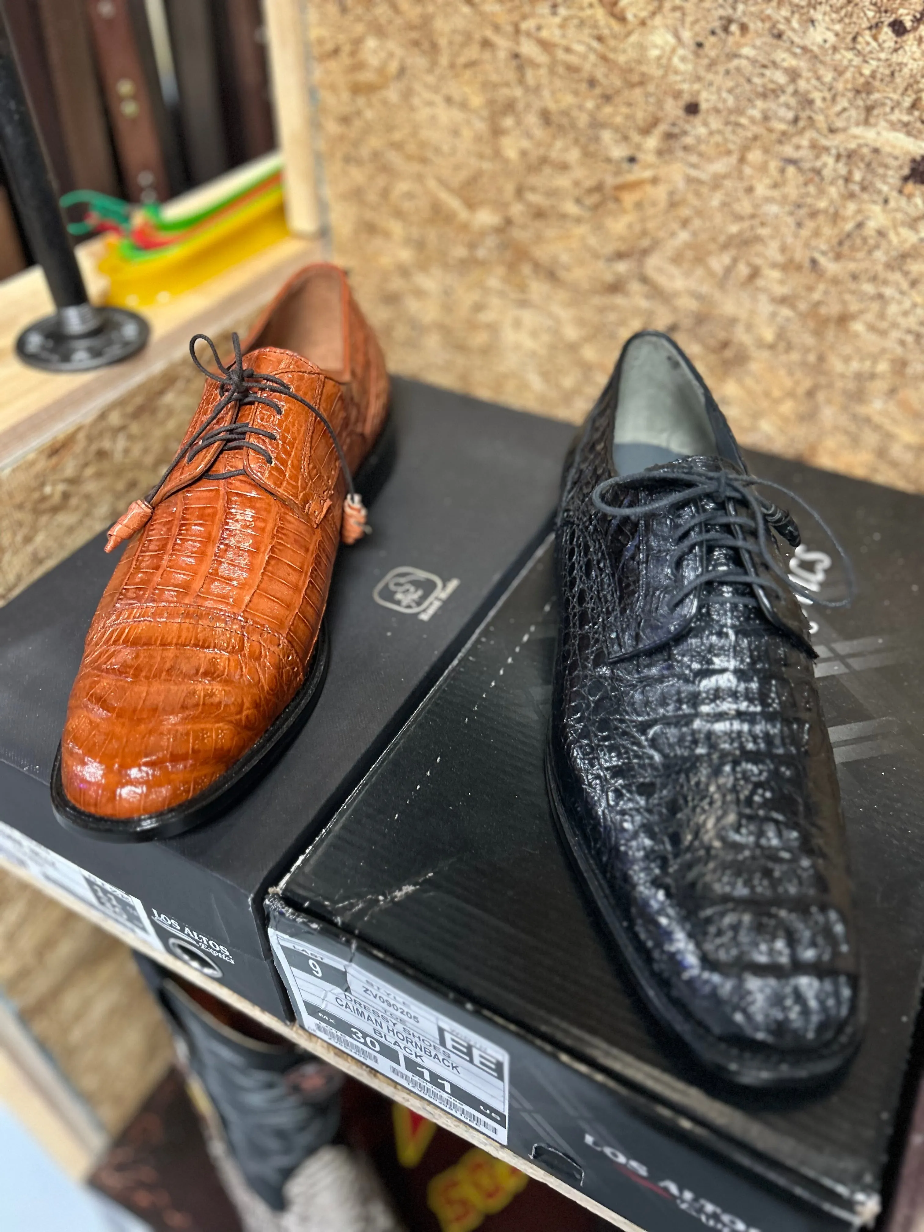 Los Altos Caiman Belly Shoes