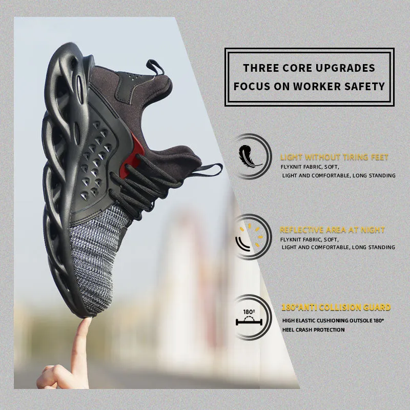 Men's Casual  Steel Toe Work Safety Shoes