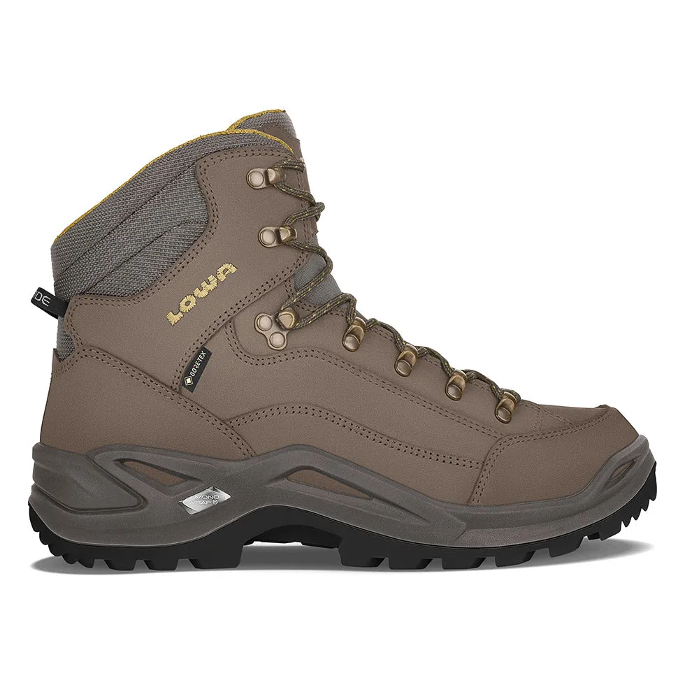 Men's Lowa Renegade GTX Mid Color: Olive/Mustard