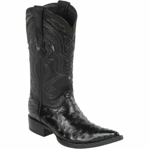 Men's Wild West Ostrich Skin 3X Toe Boot 2950305