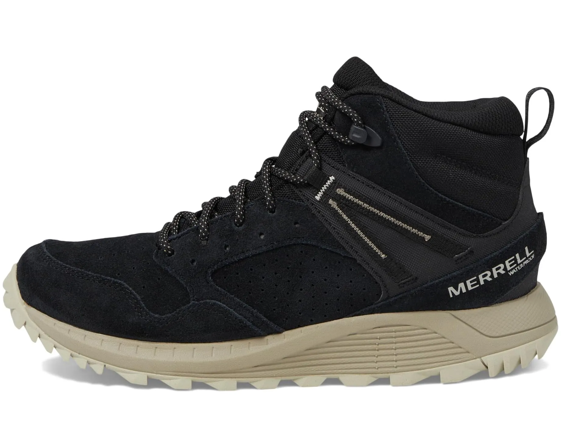 Merrell Wildwood Mid Leather Waterproof Black Women's