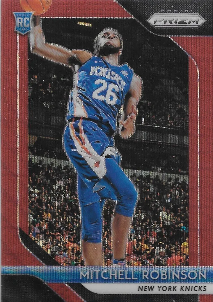 Mitchell Robinson, RC, Red Prizm, 2018-19 Panini Prizm Basketball NBA