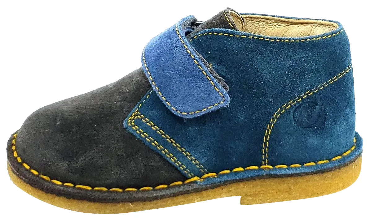 Naturino Boy's Chukka Boots, Antracite-Azzuro-Denim