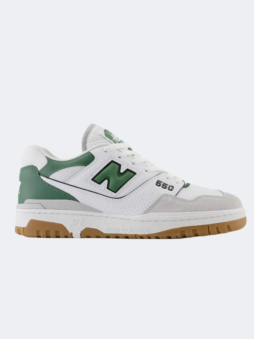 New Balance Bb550 Unisex Lifestyle Shoes White/Nori/Grey