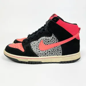 Nike Dunk High Black Atomic Red 2013