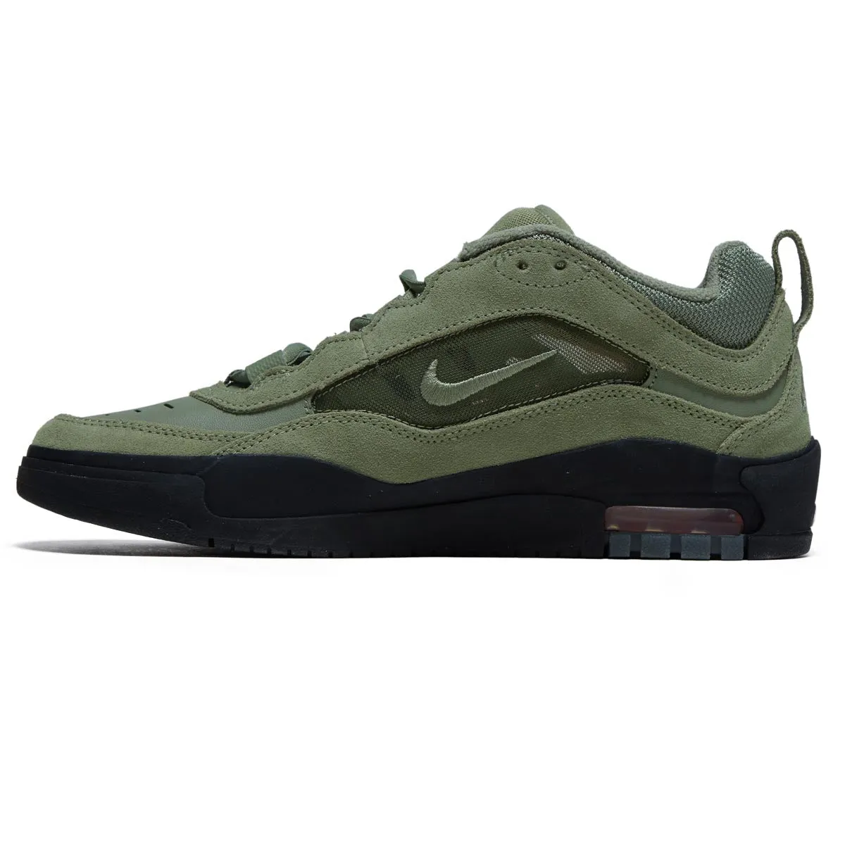 Nike SB Air Max Ishod Shoes - Oil Green/Oil Green/Oil Green