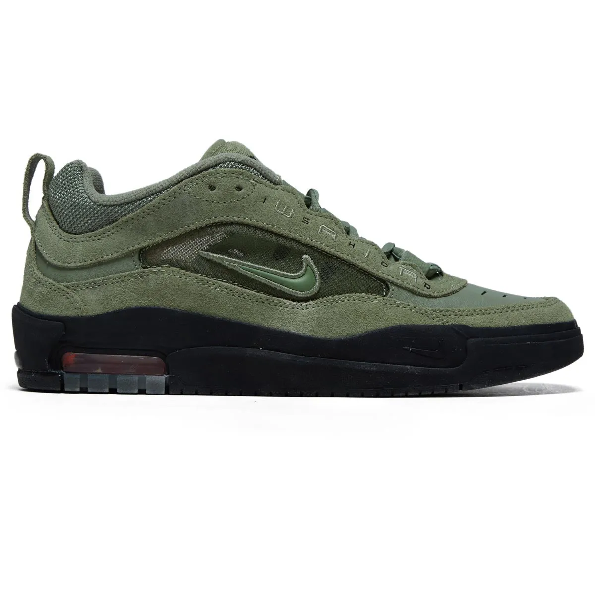 Nike SB Air Max Ishod Shoes - Oil Green/Oil Green/Oil Green