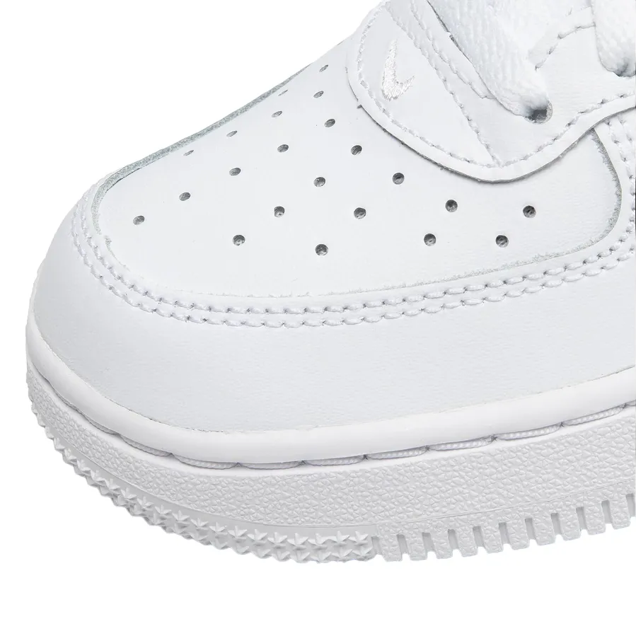 Nike scarpa sneakers da bambino Air Force 1 Leather DH2925-111 bianco