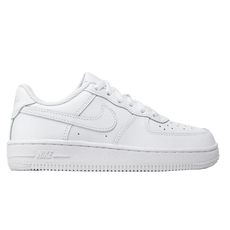 Nike scarpa sneakers da bambino Air Force 1 Leather DH2925-111 bianco