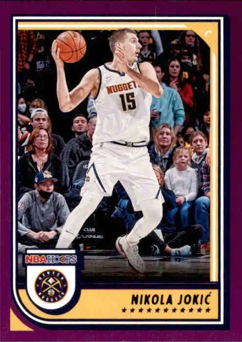 Nikola Jokic, Purple Parallel, 2022-23 Panini Hoops Basketball NBA