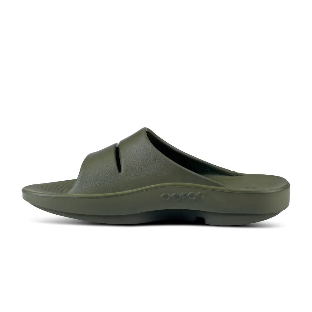 'OOFOS' Unisex OOahh Slide - Forest Green