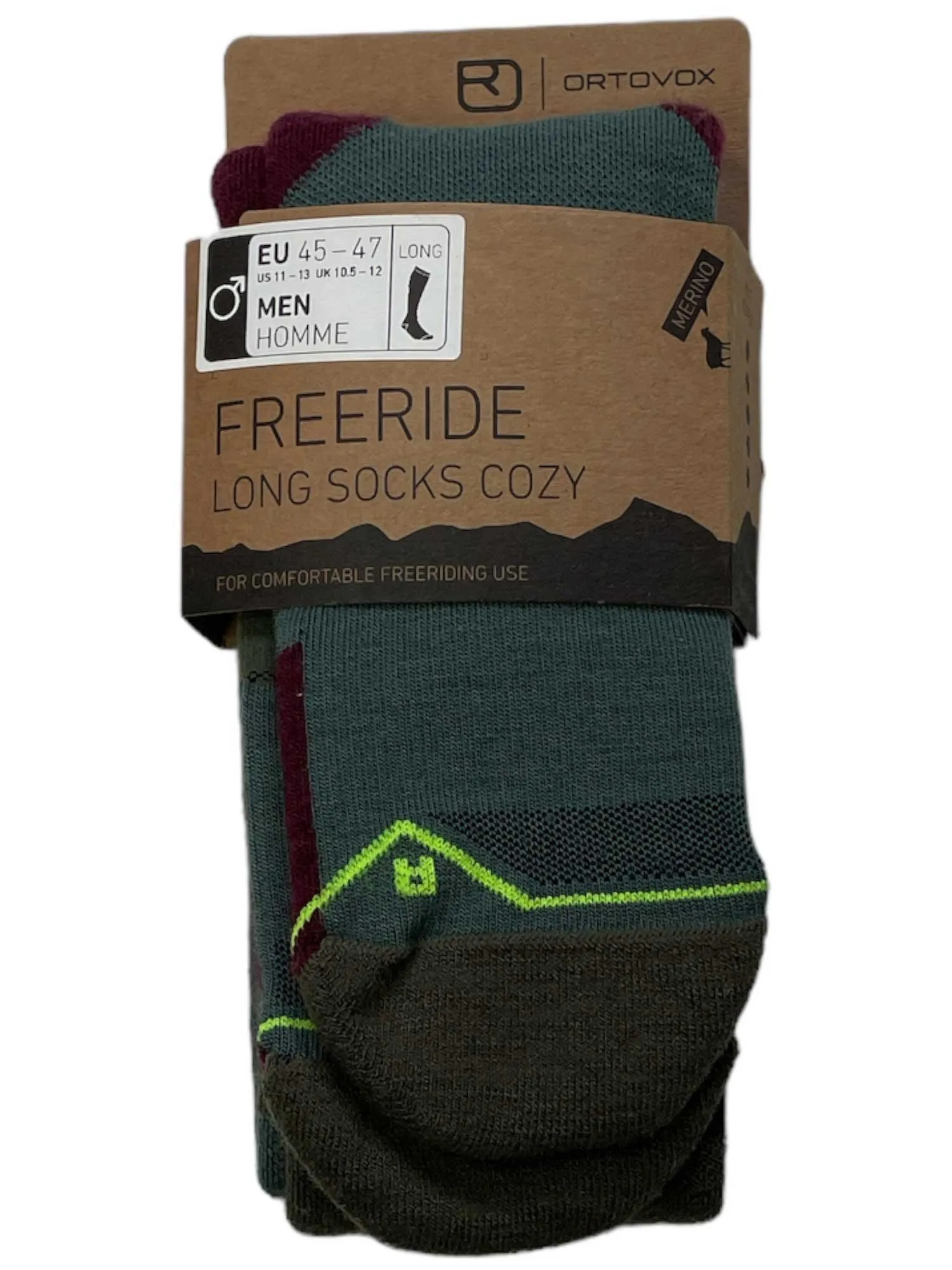 Ortovox Men's Freeride Cozy Long Sock