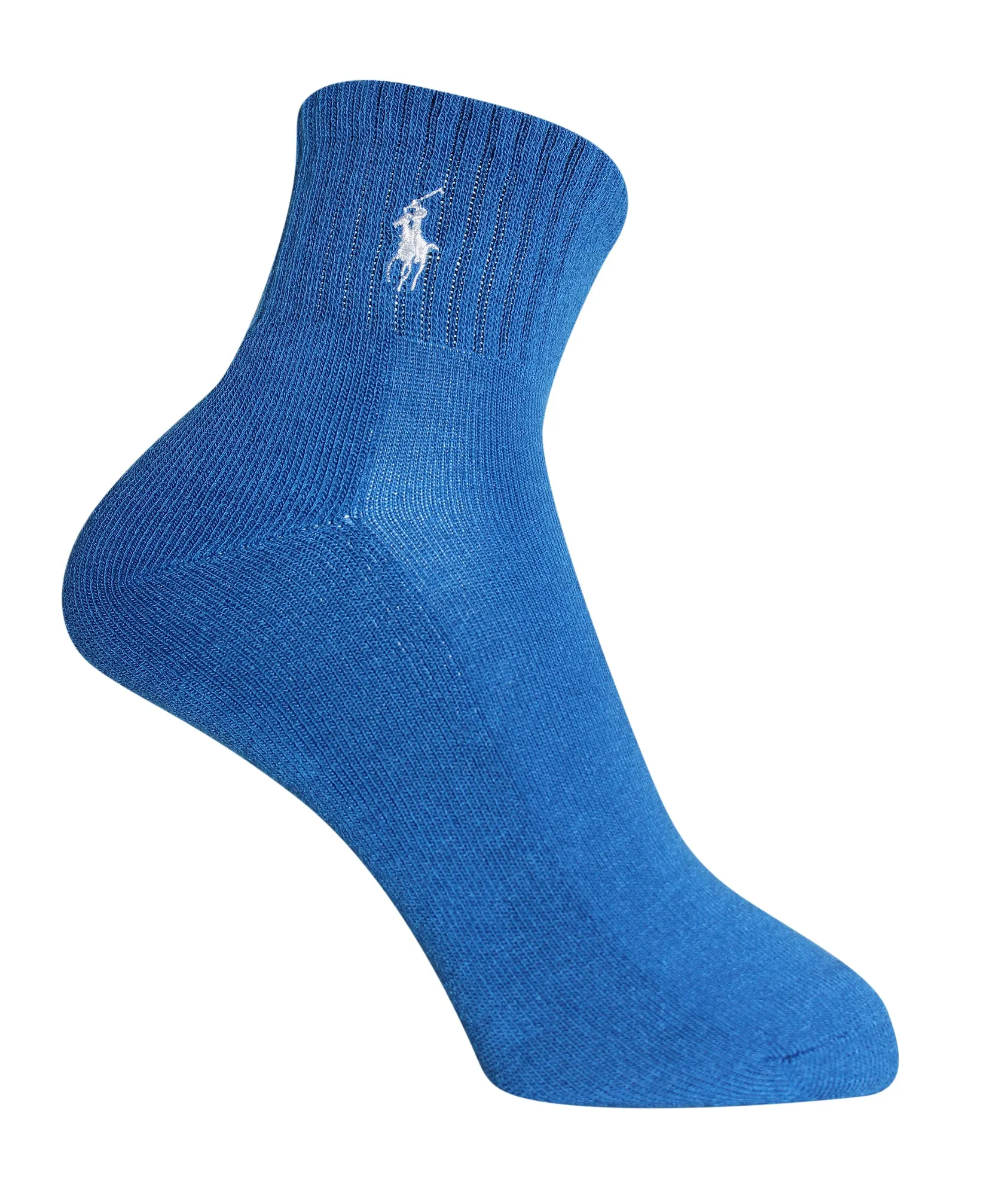 Polo Ralph Lauren Women's 3-Pack Blue Ombre Athletic Quarter Socks