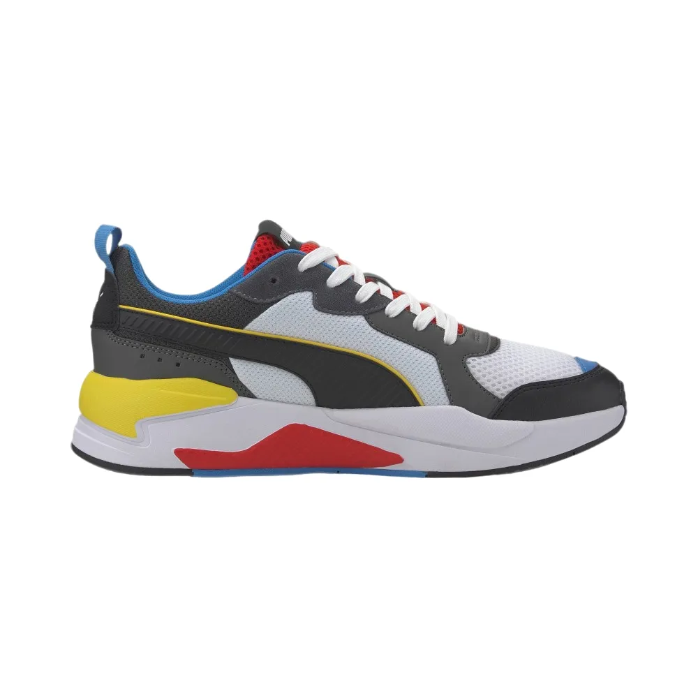 Puma scarpa sneakers da uomo X-Ray 372602 03 bianco rosso blu