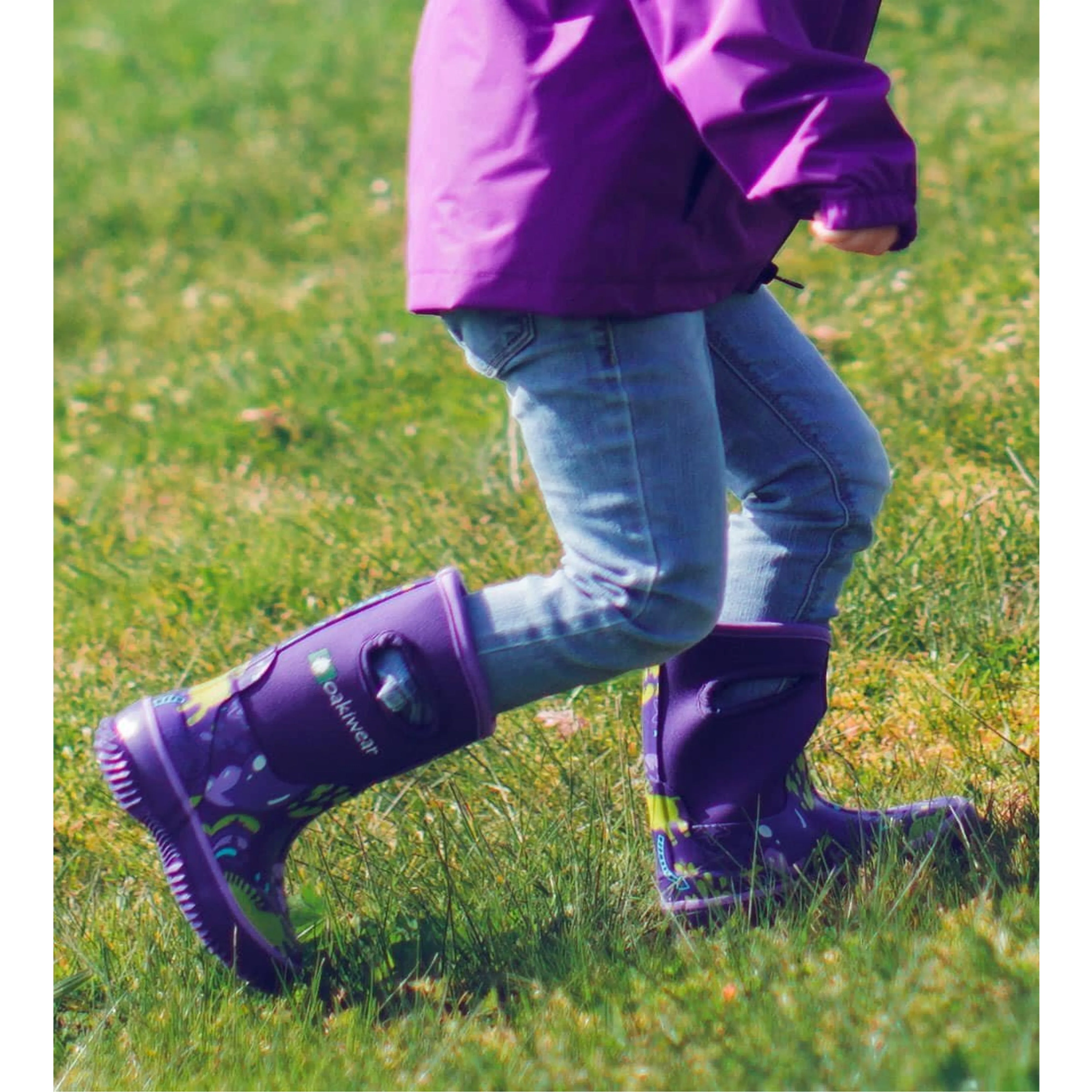 Purple Unicorn Neoprene Rain/Snow Boots