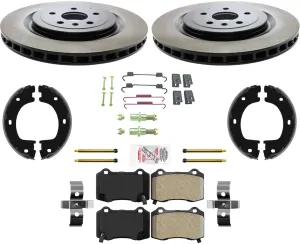 Rear Disc Brake Rotor Brake Pads 364.5MM Rear Rotors For CTS Type V Sport 4dr