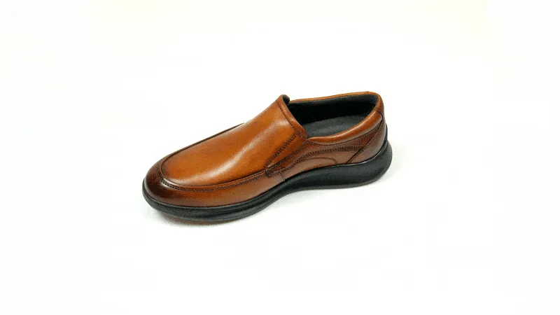 Robbins & Brooks Hinckley Apron Toe Slip-on Tan