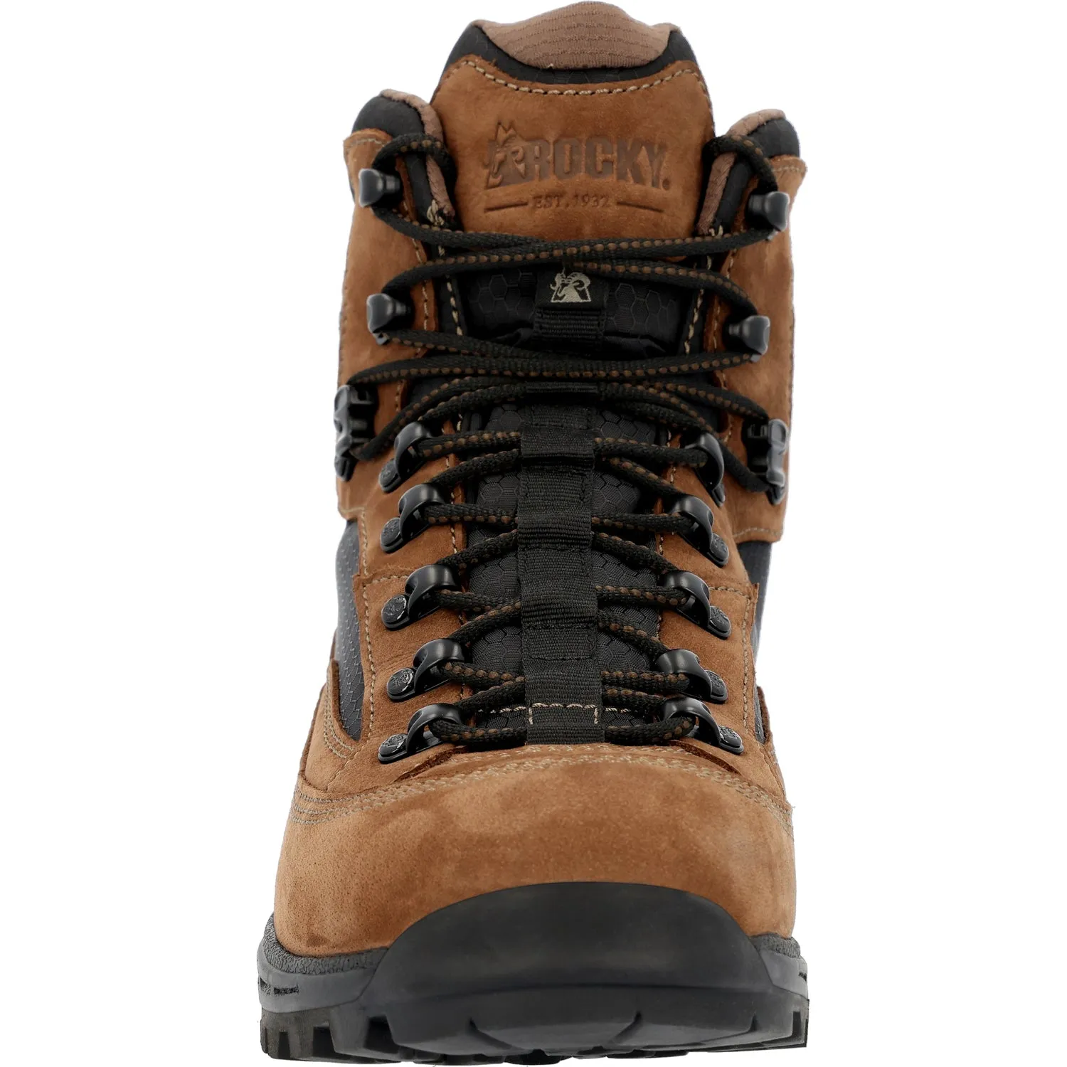 Rocky Mens Mountain Stalker Pro WP Brown Leather Hiking Boots