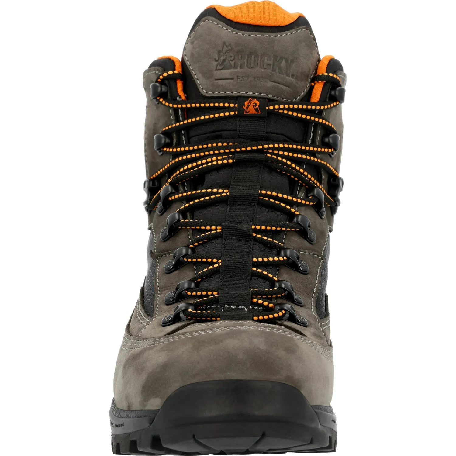 Rocky Mens Mountain Stalker Pro WP Charcoal Leather Hiking Boots