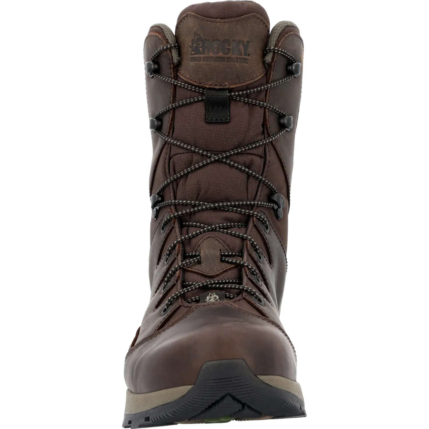 Rocky Mens Trophy Series WP 400G Brown Leather Hiking Boots