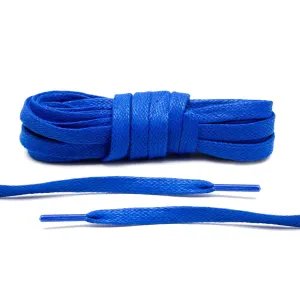 Royal Blue Waxed Shoe Laces