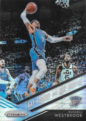 Russell Westbrook, Go Hard or Go Home Refractor, 2018-19 Panini Prizm Basketball NBA