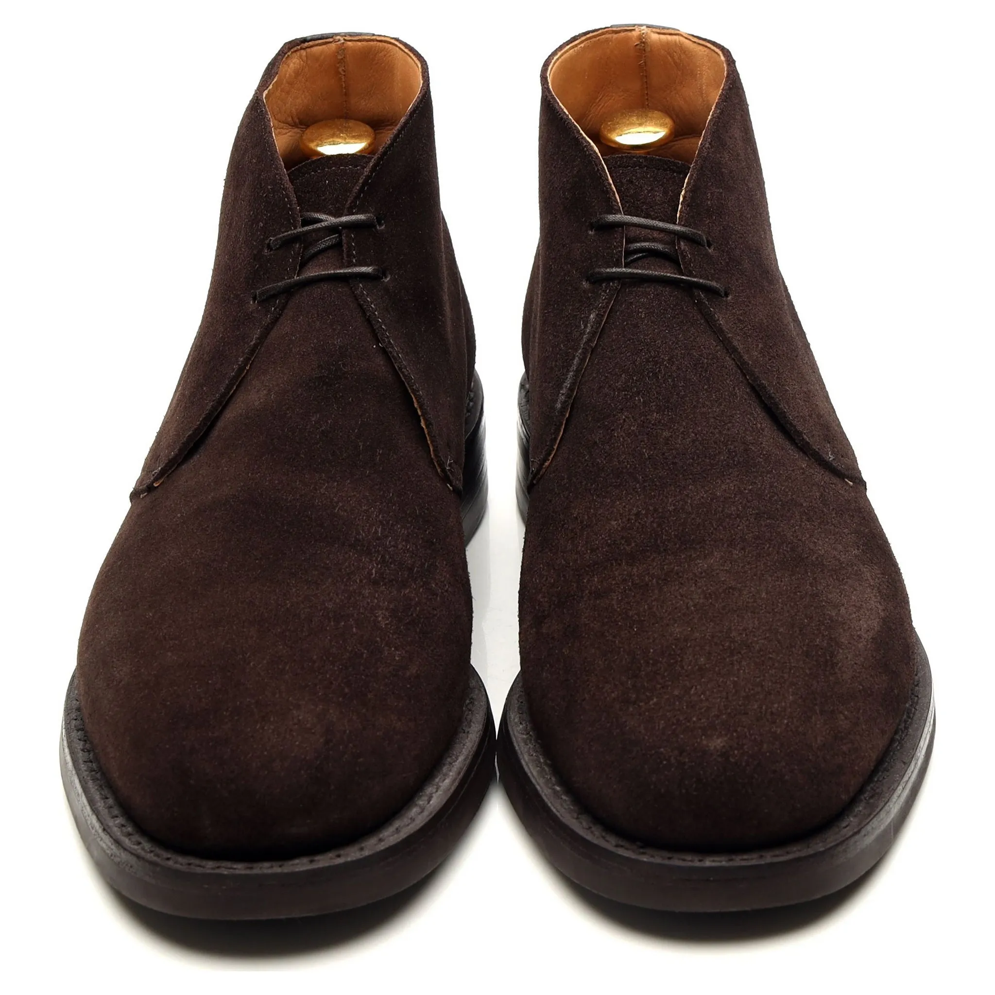 'Ryder 3' Dark Brown Suede Chukka Boots UK 8.5 G