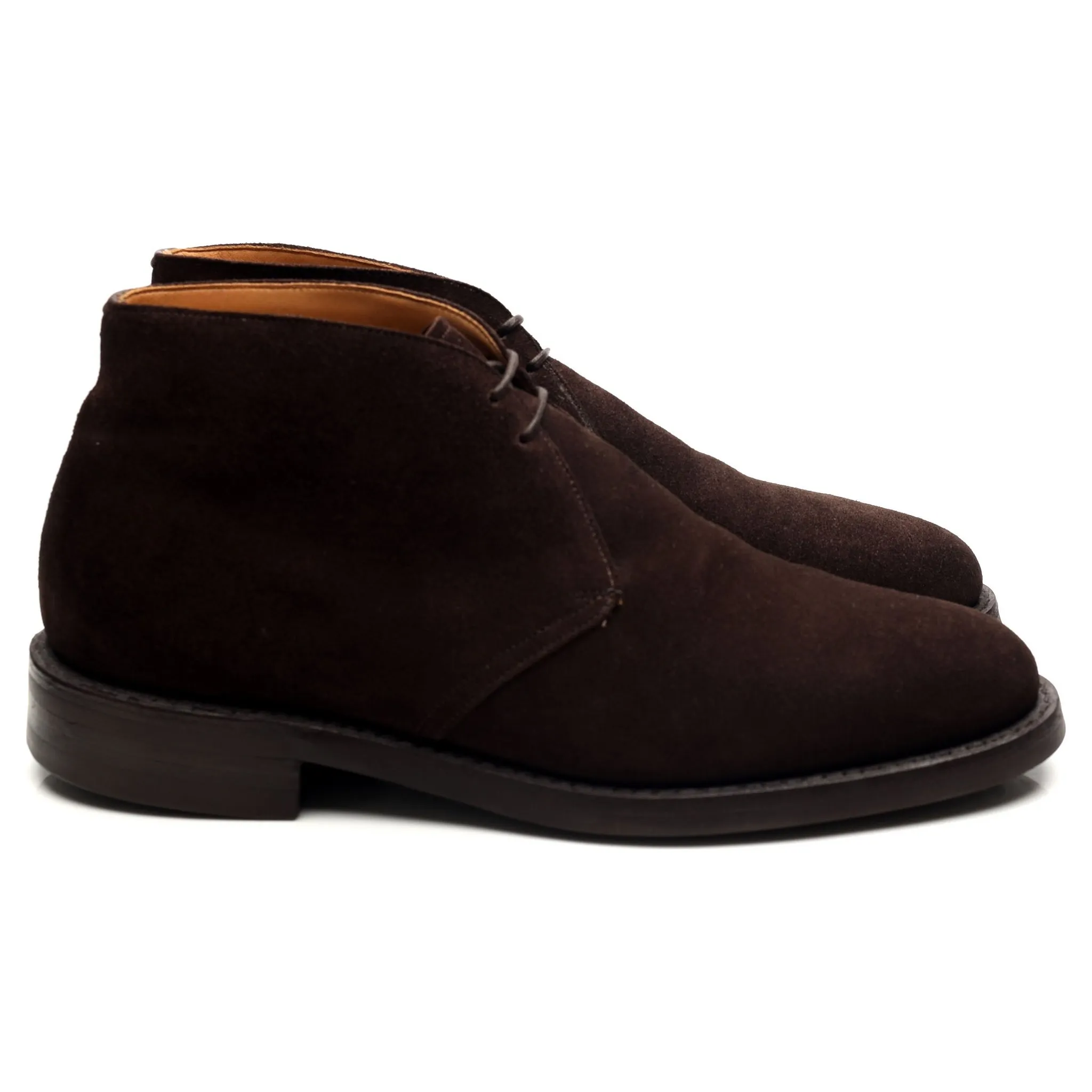 'Ryder 3' Dark Brown Suede Chukka Boots UK 8.5 G