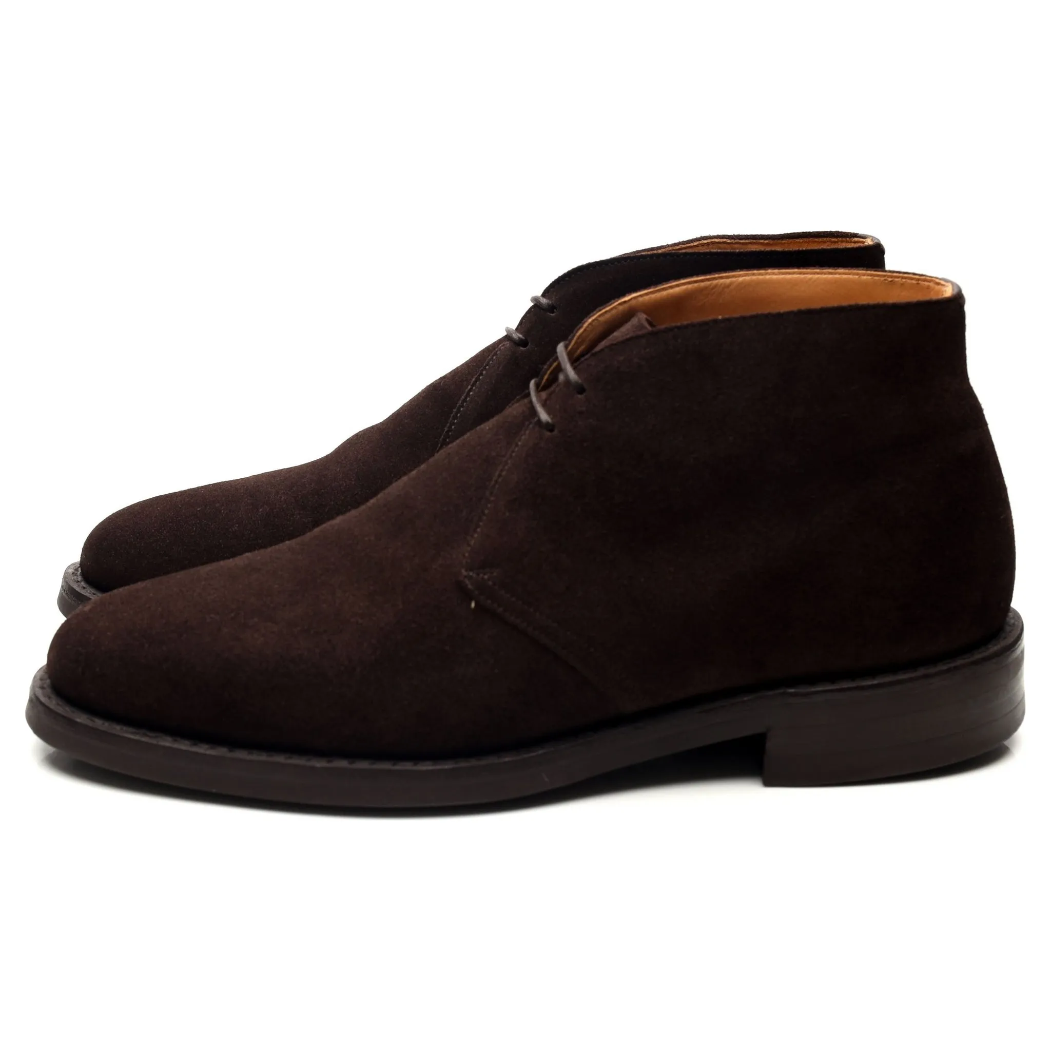 'Ryder 3' Dark Brown Suede Chukka Boots UK 8.5 G