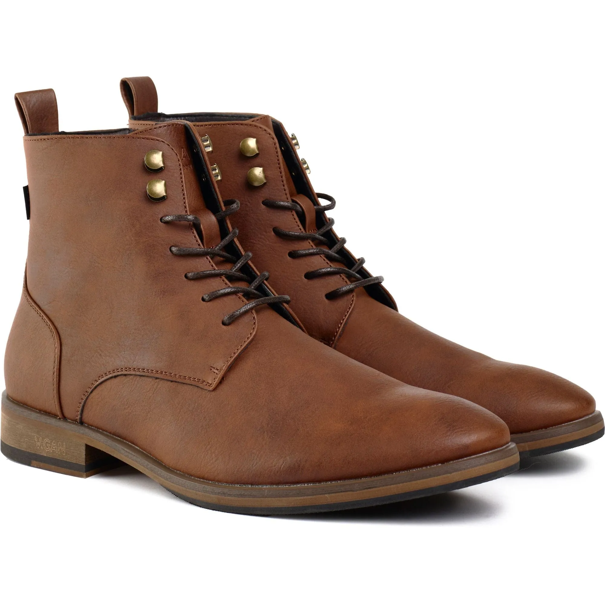 Rye 2 Men's Vegan Leather Ankle Boots | Tan