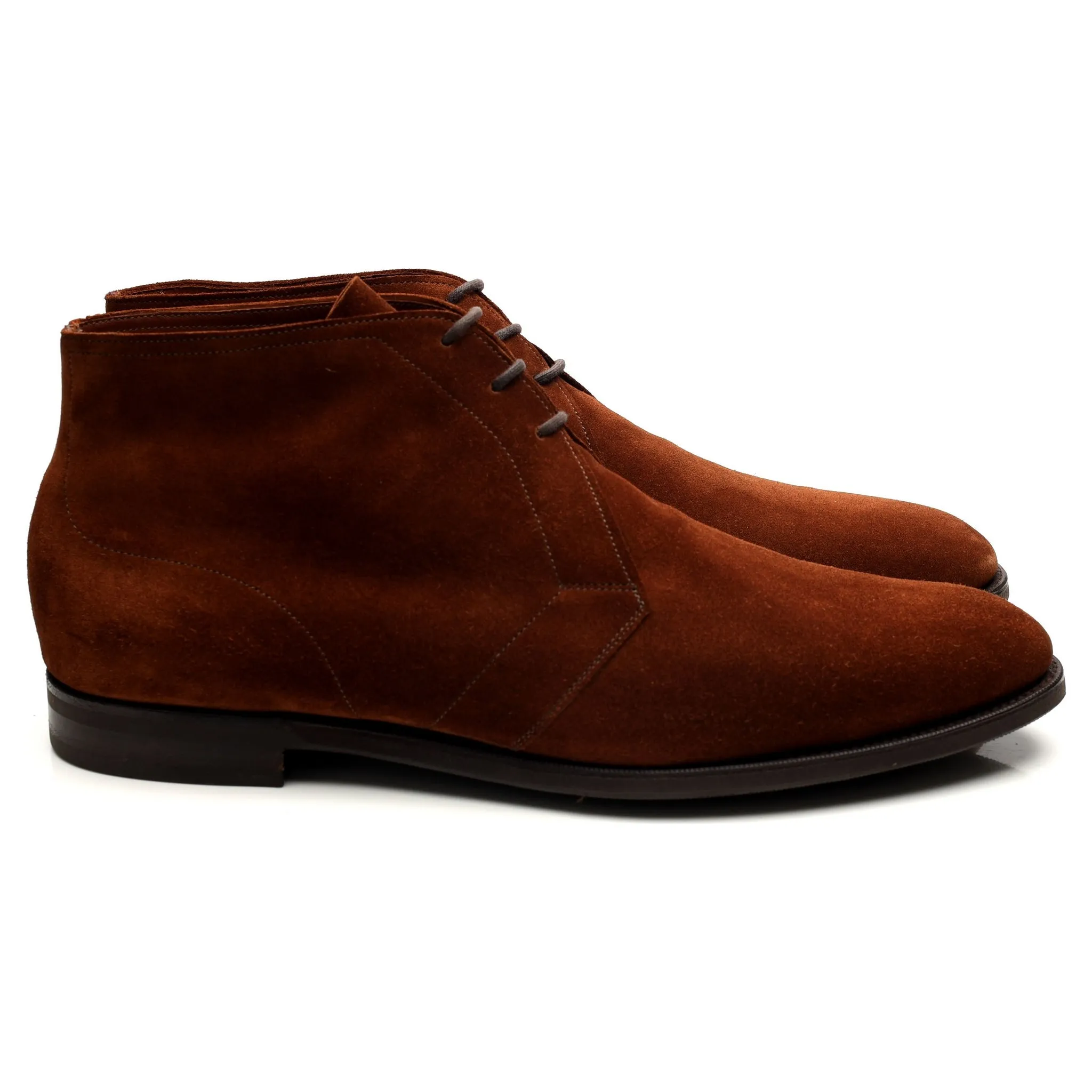 'Shanklin' Snuff Brown Suede Chukka Boots UK 11.5 E