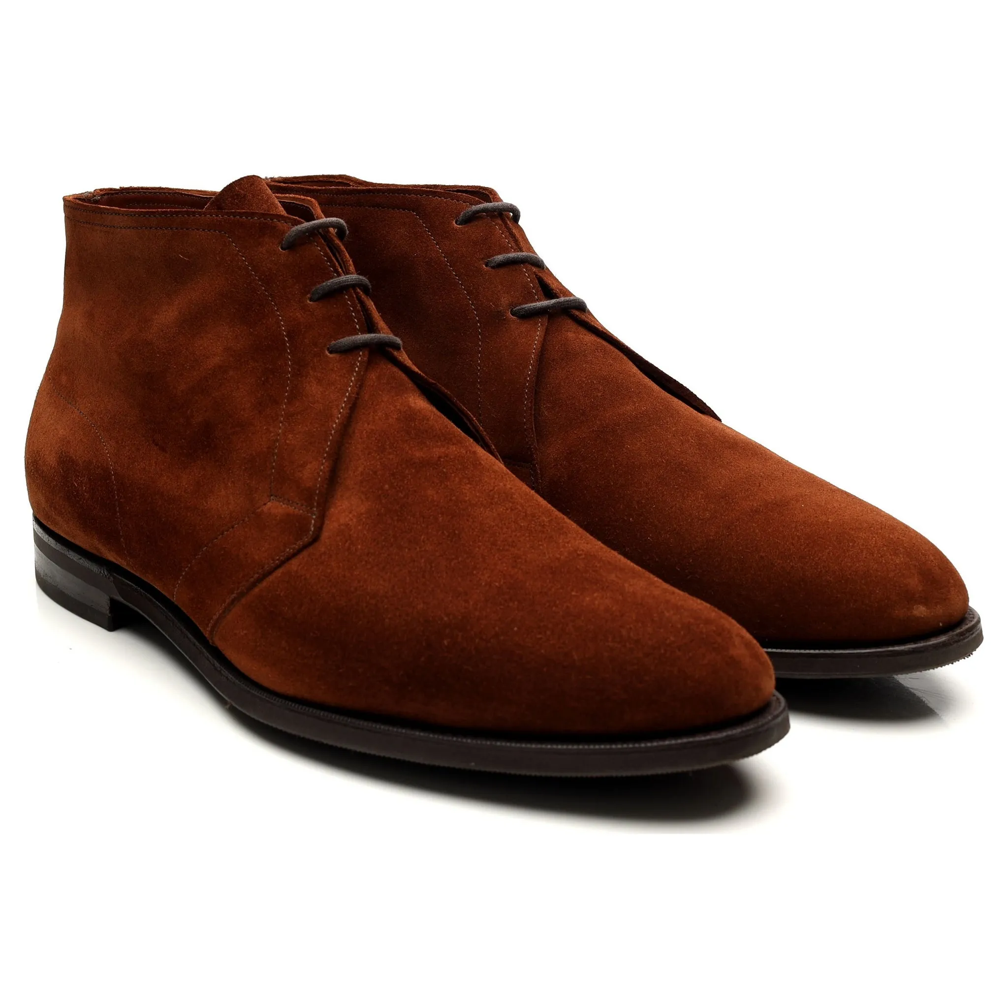 'Shanklin' Snuff Brown Suede Chukka Boots UK 11.5 E