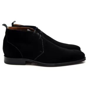 'Smith' Black Suede Chukka Boot UK 8 F