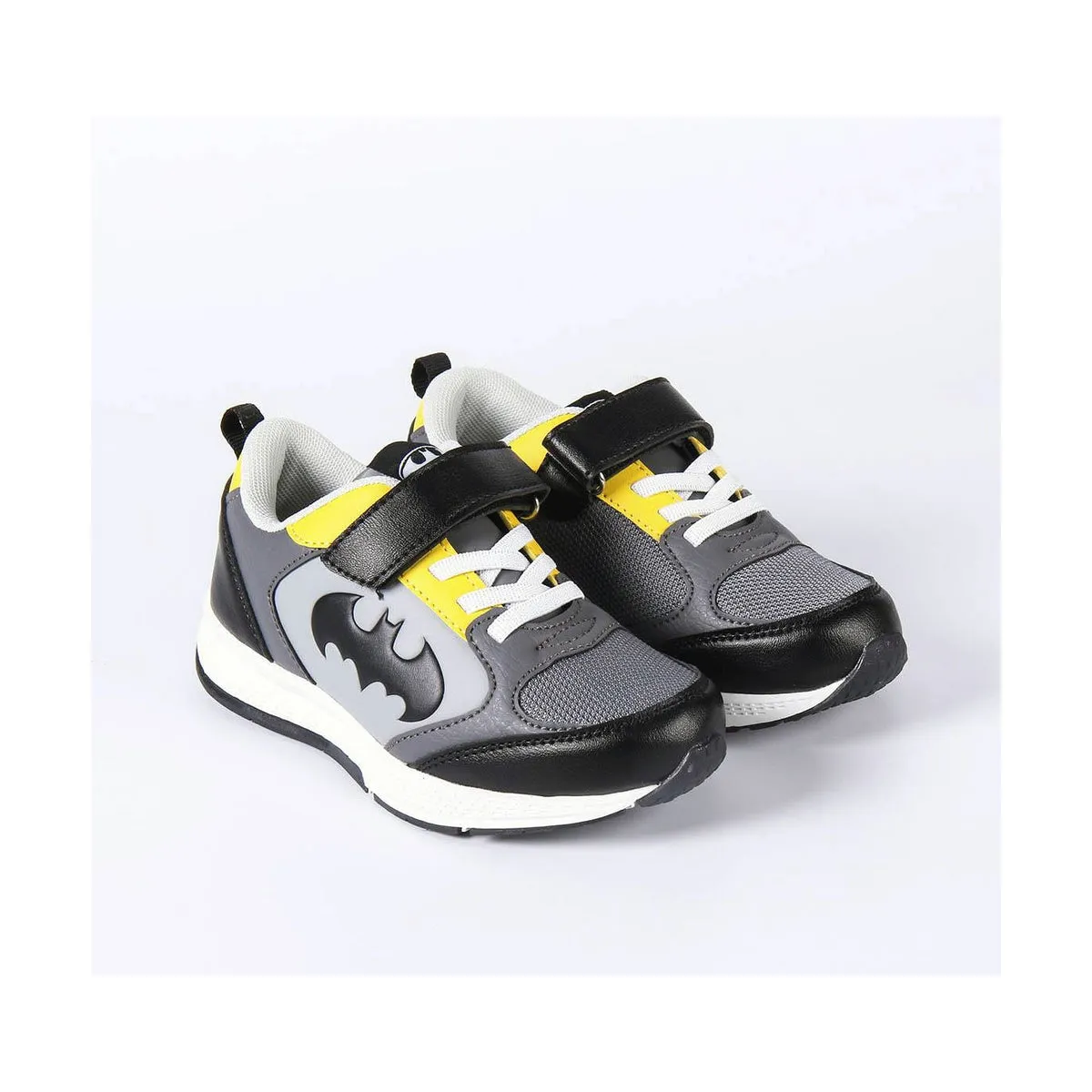 Sports Shoes for Kids Batman Black yellow grey