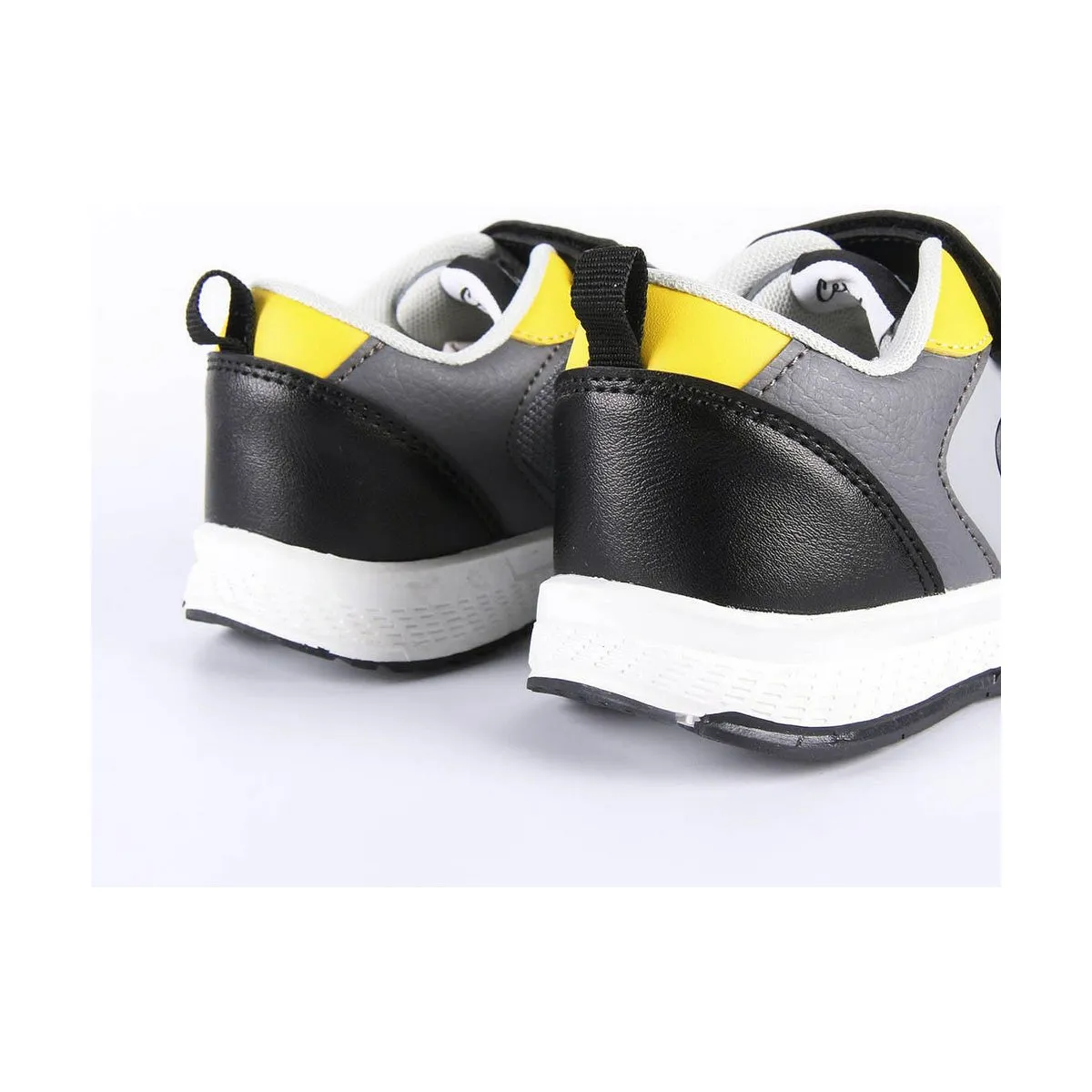 Sports Shoes for Kids Batman Black yellow grey