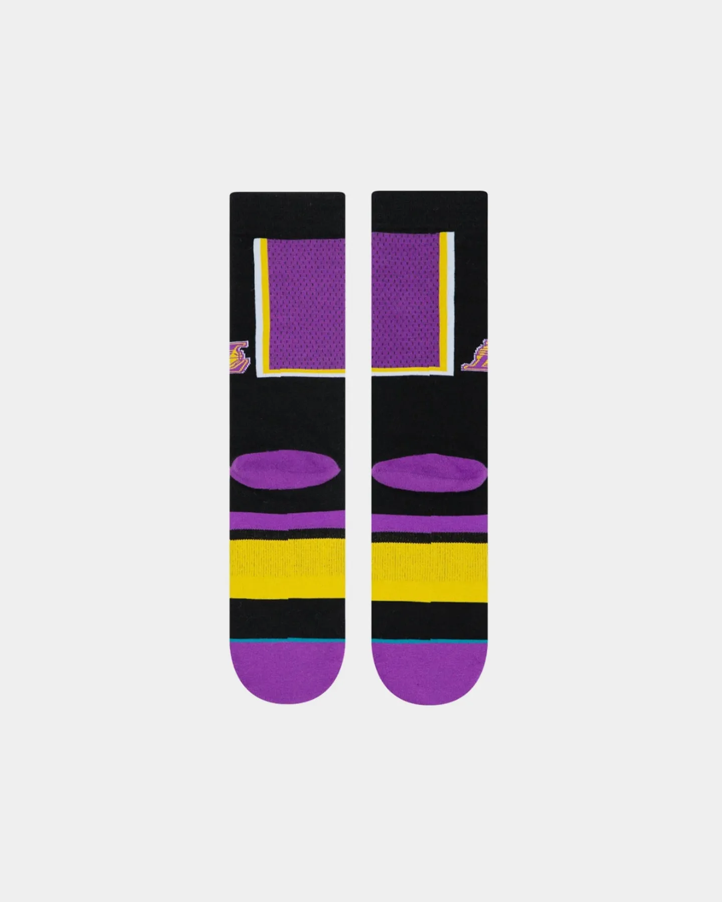 Stance Men's Los Angeles Lakers Shortcut 2 Socks Purple