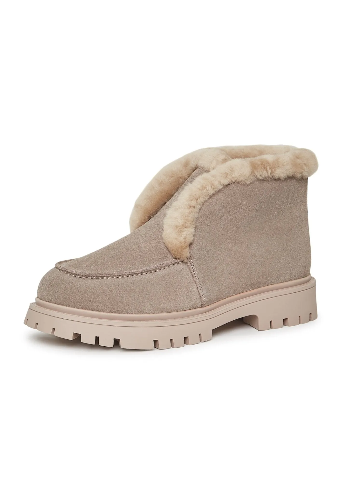 Suede Ankle Winter Boots