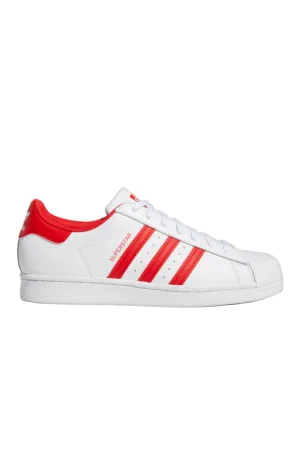 Superstar Shoe Cloud White Vivid Red